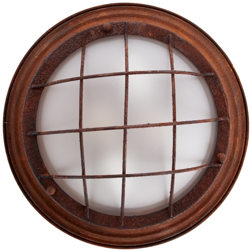 Brilliant - Kattovalaisin TYPHOON 2xE27/30W/230V punaruskea