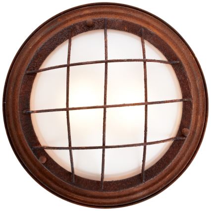 Brilliant - Kattovalaisin TYPHOON 2xE27/30W/230V punaruskea