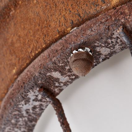 Brilliant - Kattovalaisin TYPHOON 2xE27/30W/230V punaruskea