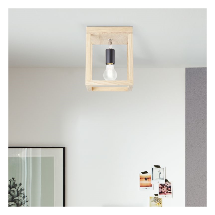 Brilliant - Kattovalo NEREA 1xE27/15W/230V tammi