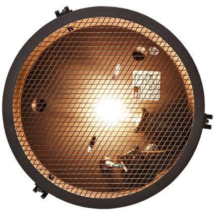 Brilliant - Katto­valaisin ZOIS 1xE27/60W/230V Ø 30 cm, musta