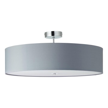 Brilliant - Kiinteä kattokruunu ANDRIA 3xE27/60W/230V halkaisija 60 cm harmaa