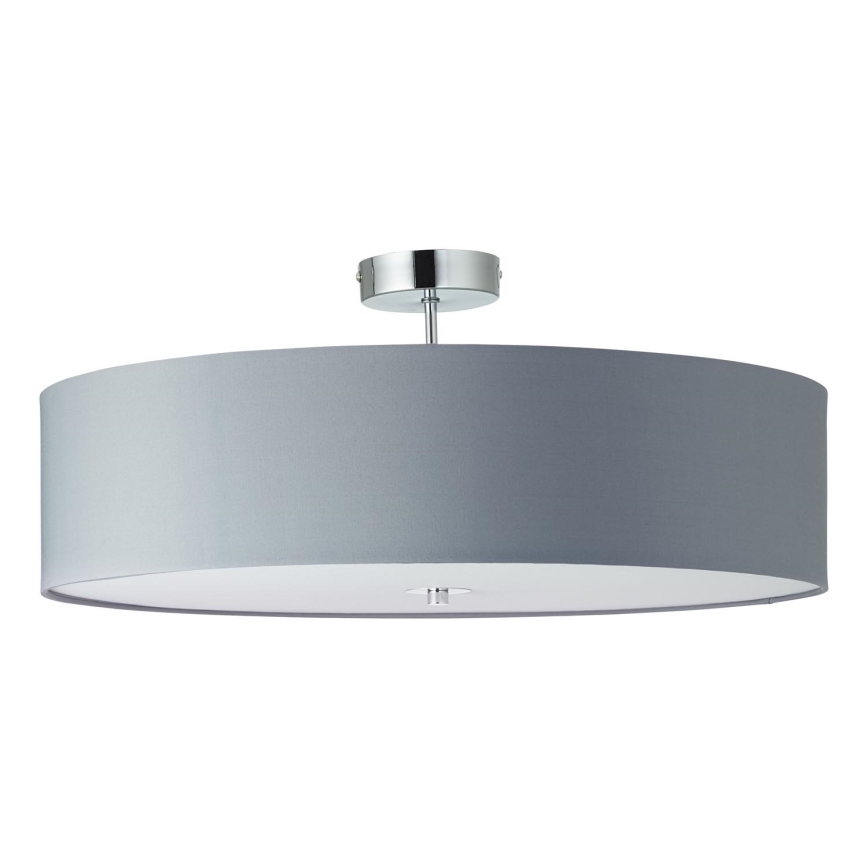 Brilliant - Kiinteä kattokruunu ANDRIA 3xE27/60W/230V halkaisija 60 cm harmaa