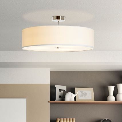 Brilliant - Kiinteä kattokruunu ANDRIA 3xE27/60W/230V halkaisija 60 cm valkoinen