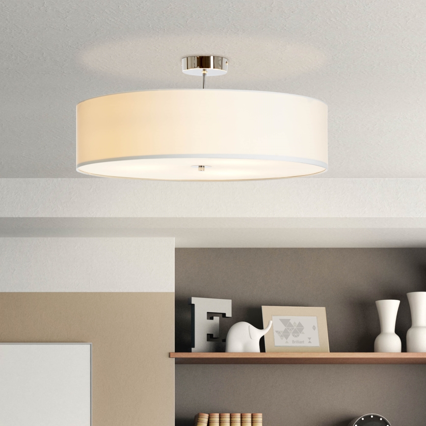 Brilliant - Kiinteä kattokruunu ANDRIA 3xE27/60W/230V halkaisija 60 cm valkoinen