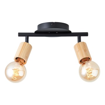 Brilliant - Kohdevalo TIFFANY 2xE27/28W/230V bambu