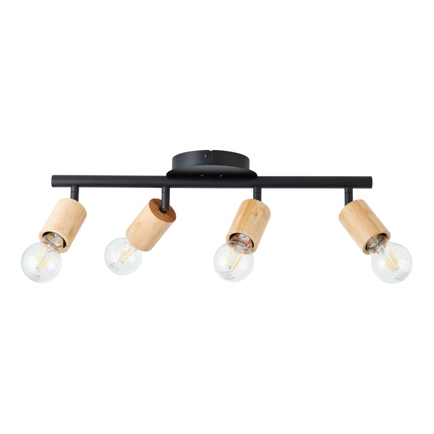 Brilliant - Kohdevalo TIFFANY 4xE27/28W/230V bambu