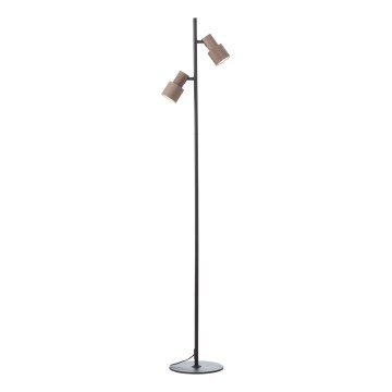 Brilliant - Lattialamppu CADIZ 2xGU10/10W/230V pronssi