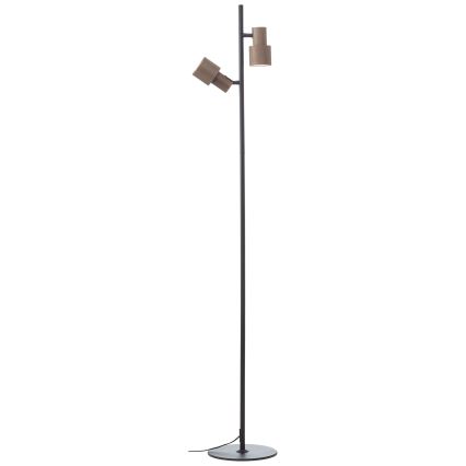 Brilliant - Lattialamppu CADIZ 2xGU10/10W/230V pronssi