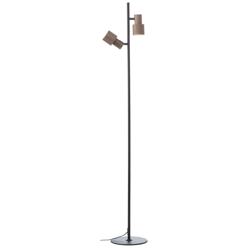 Brilliant - Lattialamppu CADIZ 2xGU10/10W/230V pronssi