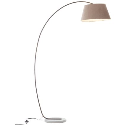 Brilliant - Lattiavalaisin BROK 1xE27/60W/230V taupe