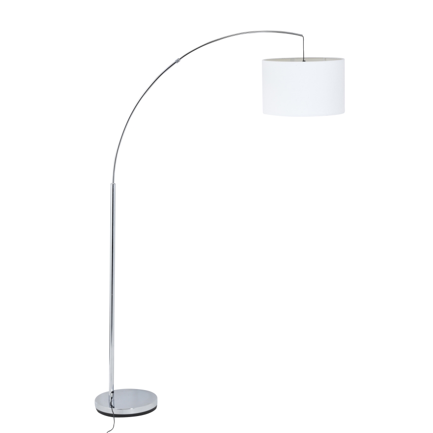 Brilliant - Lattiavalaisin CLARIE 1xE27/60W/230V mattakromi/valkoinen