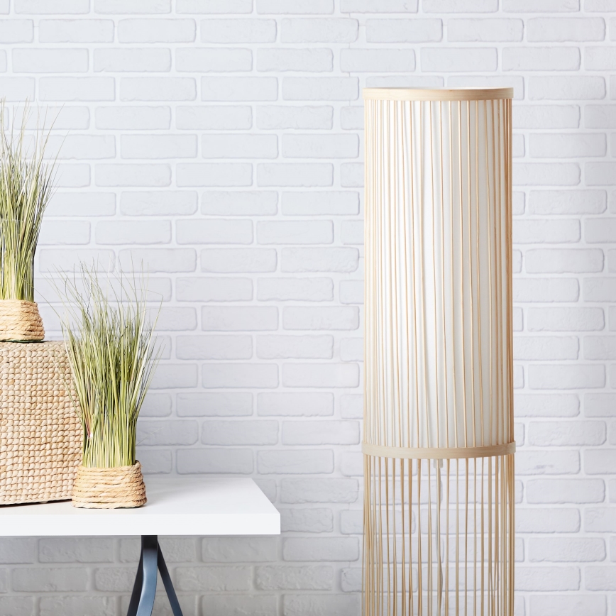 Brilliant - Lattiavalaisin NORI 1xE27/40W/230V bambu