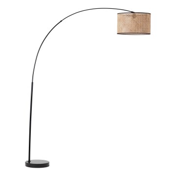 Brilliant - Lattiavalaisin WILEY 1xE27/60W/230V musta/beige