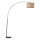 Brilliant - Lattiavalaisin WILEY 1xE27/60W/230V musta/beige