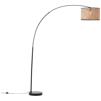 Brilliant - Lattiavalaisin WILEY 1xE27/60W/230V musta/beige