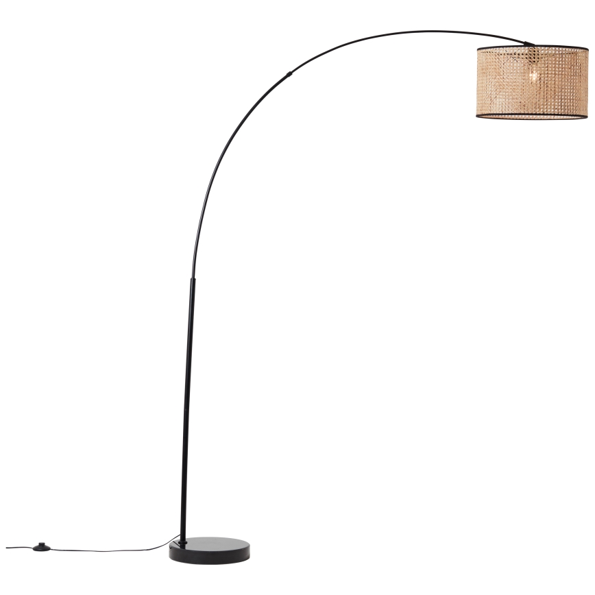 Brilliant - Lattiavalaisin WILEY 1xE27/60W/230V musta/beige
