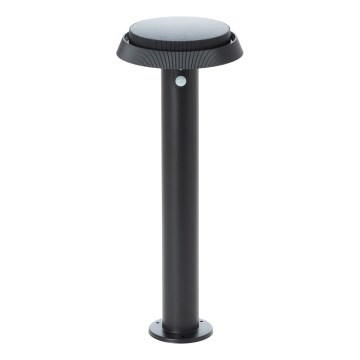 Brilliant - LED-aurinkolamppu anturilla ALVERO LED/4W/3,7V 50 cm IP44 musta