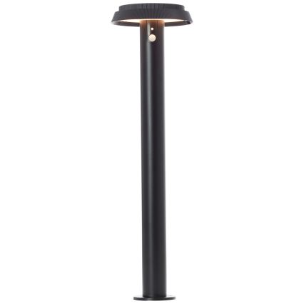 Brilliant - LED-aurinkolamppu anturilla ALVERO LED/4W/3,7V 70 cm IP44 musta