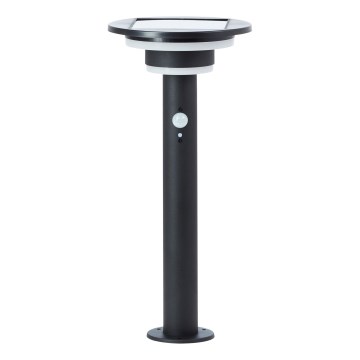 Brilliant - LED-aurinkolamppu anturilla GARVINA LED/3W/3,7V 45 cm IP44 musta