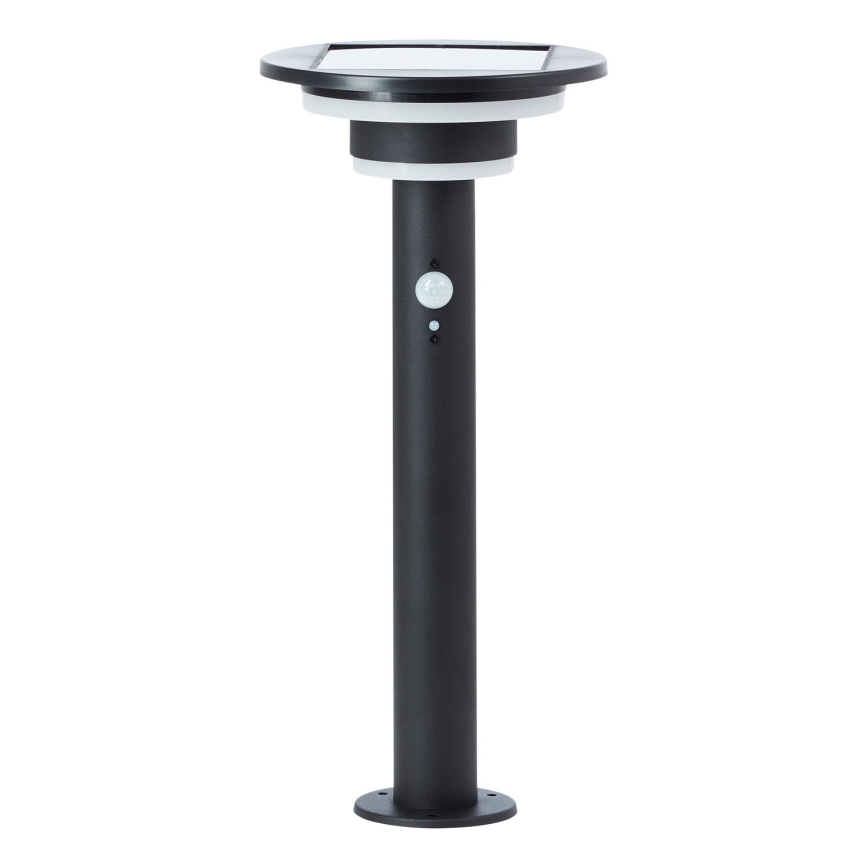 Brilliant - LED-aurinkolamppu anturilla GARVINA LED/3W/3,7V 45 cm IP44 musta
