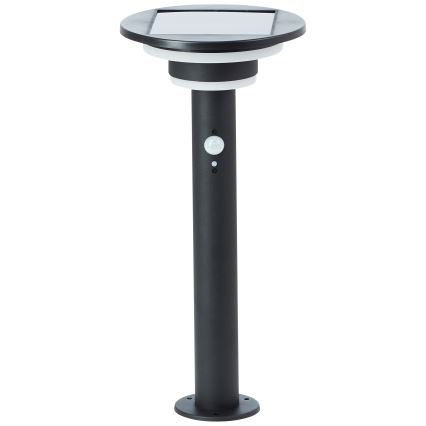 Brilliant - LED-aurinkolamppu anturilla GARVINA LED/3W/3,7V 45 cm IP44 musta