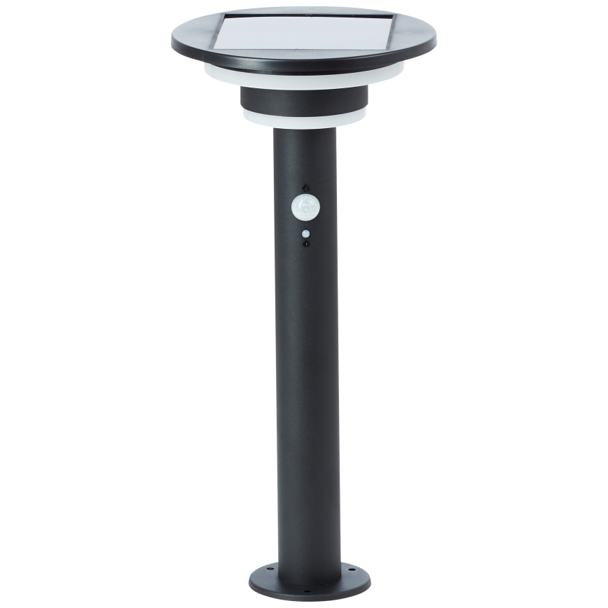 Brilliant - LED-aurinkolamppu anturilla GARVINA LED/3W/3,7V 45 cm IP44 musta