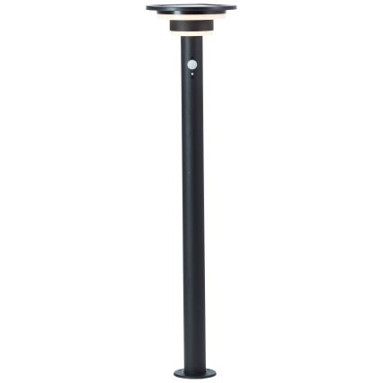 Brilliant - LED-aurinkolamppu anturilla GARVINA LED/3W/3,7V 85 cm IP44 musta