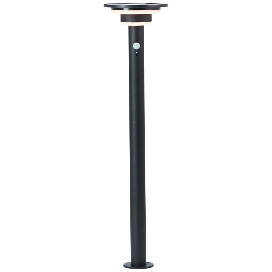 Brilliant - LED-aurinkolamppu anturilla GARVINA LED/3W/3,7V 85 cm IP44 musta