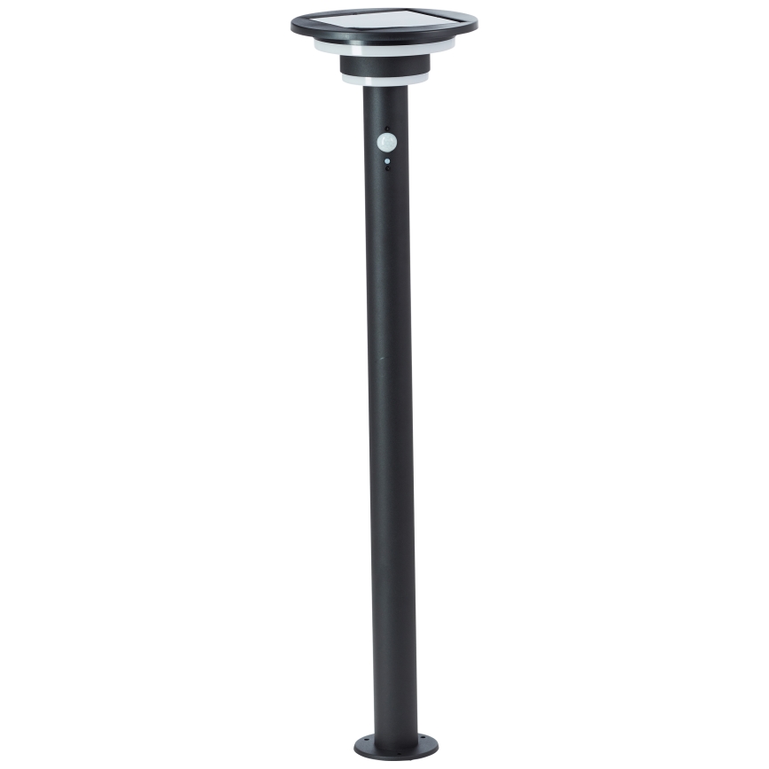 Brilliant - LED-aurinkolamppu anturilla GARVINA LED/3W/3,7V 85 cm IP44 musta