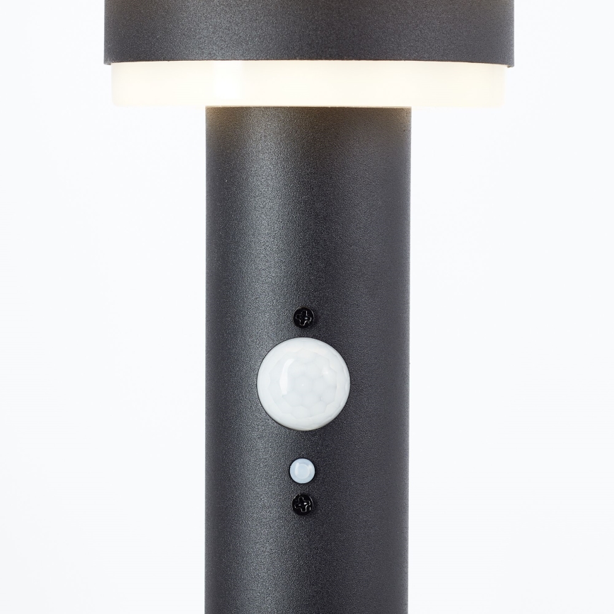 Brilliant - LED-aurinkolamppu anturilla GARVINA LED/3W/3,7V 85 cm IP44 musta