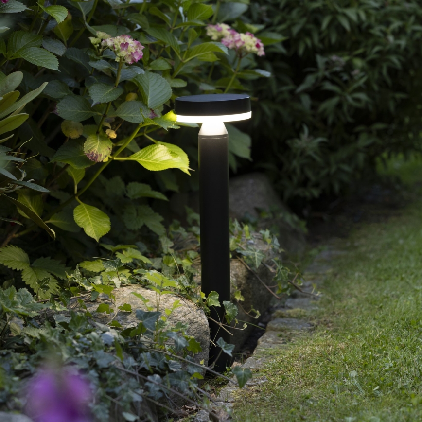 Brilliant - LED-aurinkolamppu anturilla MAGUA LED/4W/3,7V 50,2 cm IP44 musta