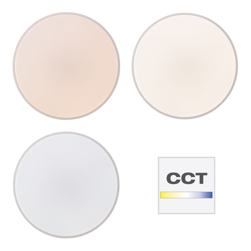 Brilliant - himennettävä LED-kattovalaisin SLIMLINE LED/60W/230V 3000-6500K halkaisija 49 cm valkoinen + kaukosäädin
