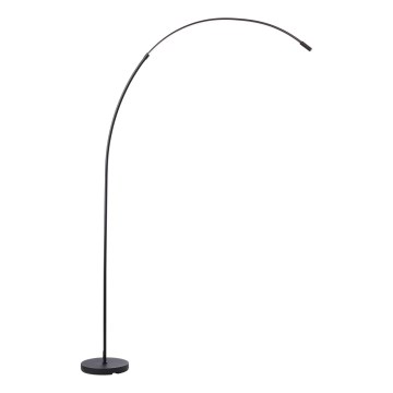 Brilliant - LED Himmennettävä kosketus lattialamppu BOW LED/14W/230V 3000/4000/6500K musta