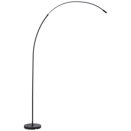 Brilliant - LED Himmennettävä kosketus lattialamppu BOW LED/14W/230V 3000/4000/6500K musta