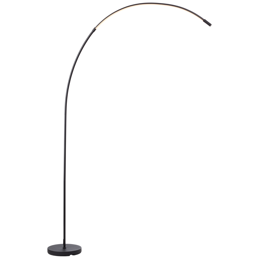 Brilliant - LED Himmennettävä kosketus lattialamppu BOW LED/14W/230V 3000/4000/6500K musta