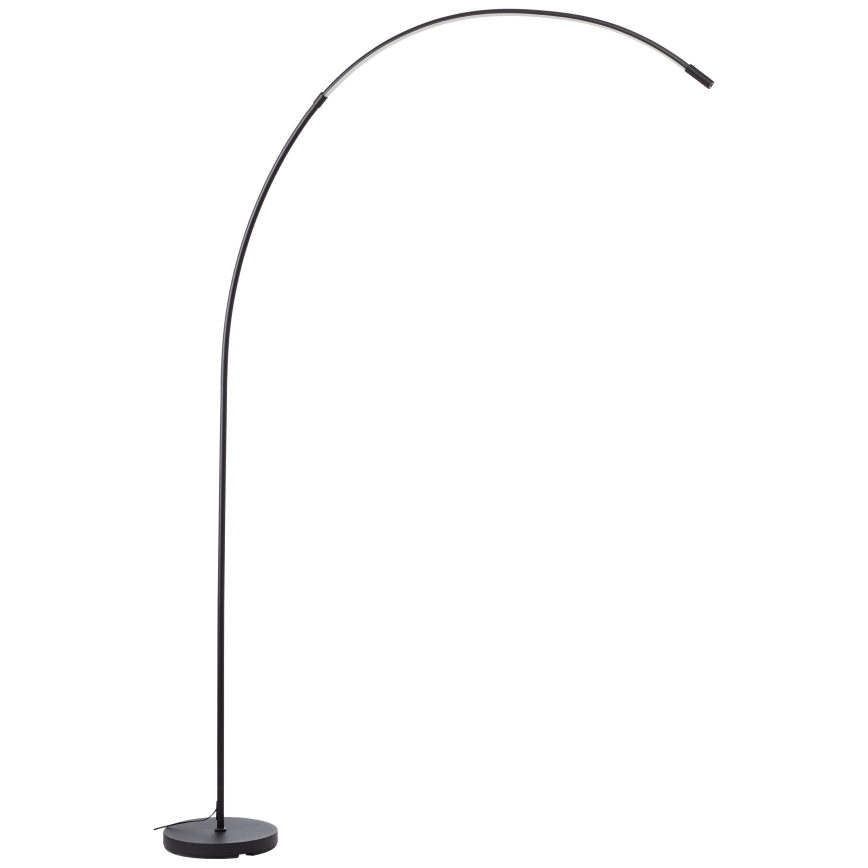 Brilliant - LED Himmennettävä kosketus lattialamppu BOW LED/14W/230V 3000/4000/6500K musta