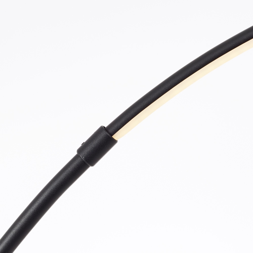 Brilliant - LED Himmennettävä kosketus lattialamppu BOW LED/14W/230V 3000/4000/6500K musta