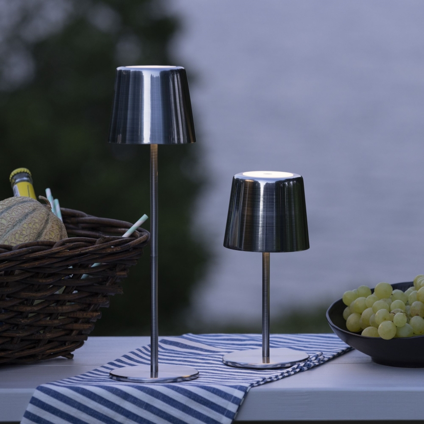 Brilliant - LED Himmennettävä kosketus ulko lamppu XAANA LED/4W/5V 3000/4000/6500K IP44 kiiltävä kromi