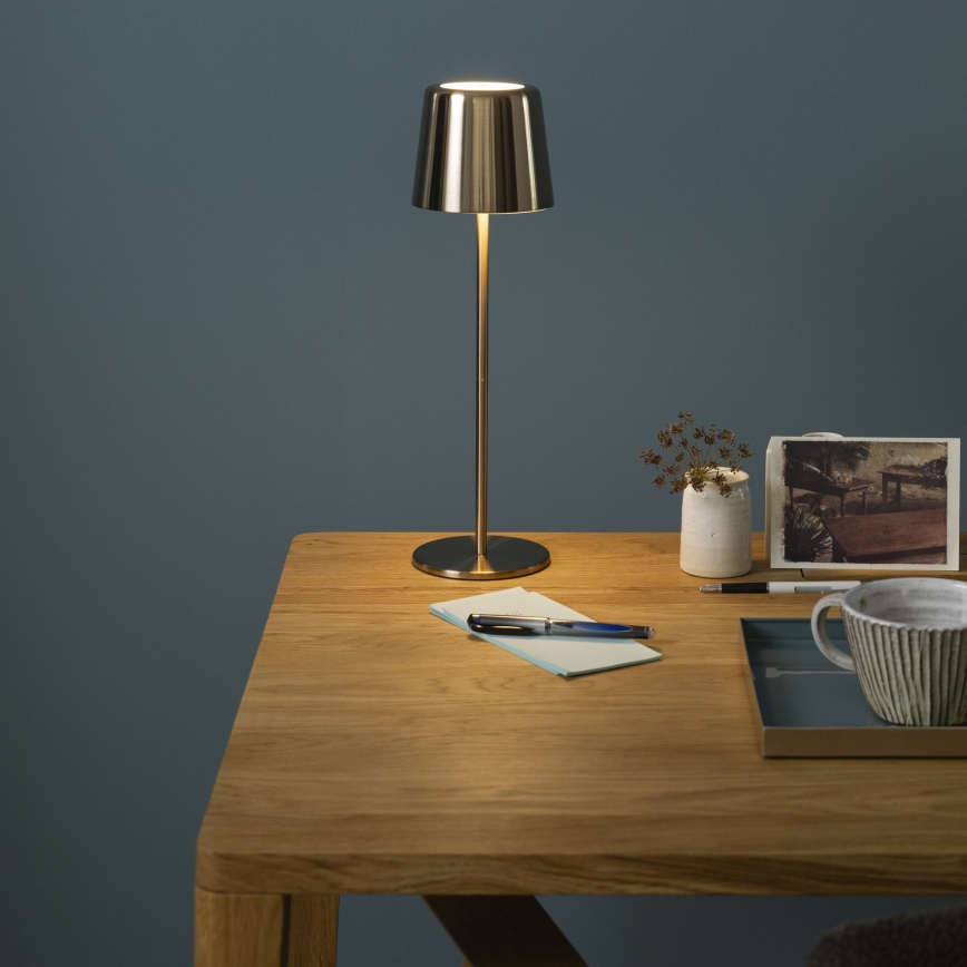 Brilliant - LED Himmennettävä kosketus ulko lamppu XAANA LED/4W/5V 3000/4000/6500K IP44 kulta