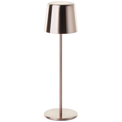 Brilliant - LED Himmennettävä kosketus ulko lamppu XAANA LED/4W/5V 3000/4000/6500K 2600 mAh IP44 kupari