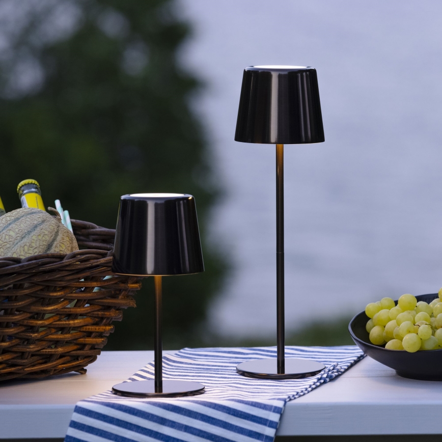 Brilliant - LED Himmennettävä kosketus ulko lamppu XAANA LED/4W/5V 3000/4000/6500K IP44 musta