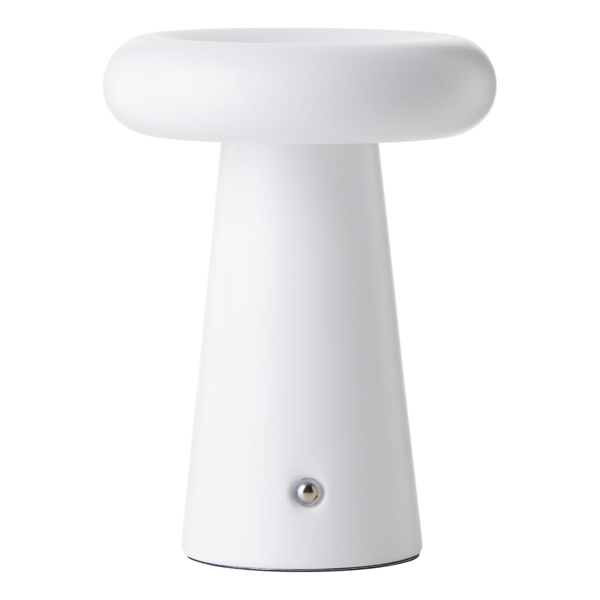 Brilliant - LED Himmennettävä kosketus ulko pöytävalaisin MUFFIN LED/3W/5V USB 2600 mAh IP44 valkoinen