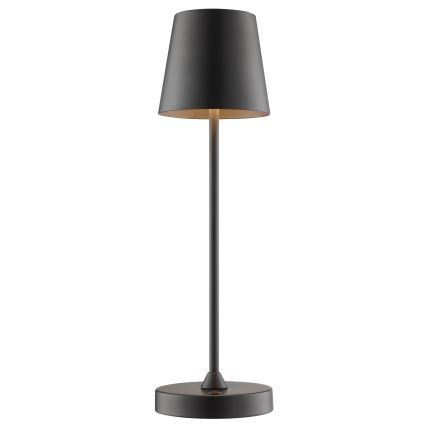 Brilliant - himmennettävä ladattava kosketusohjattu ulkokäyttöinen pöytävalaisin ELORA LED/2,5W/5V 2700K 2600 mAh IP44 musta