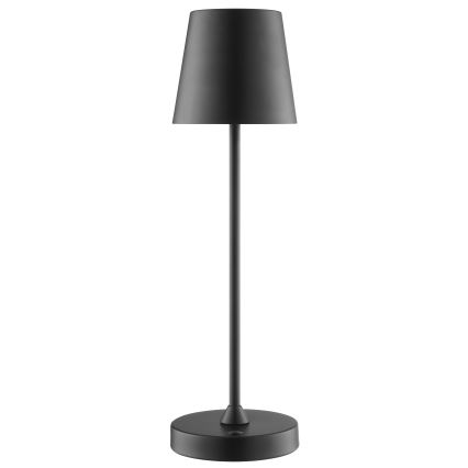 Brilliant - himmennettävä ladattava kosketusohjattu ulkokäyttöinen pöytävalaisin ELORA LED/2,5W/5V 2700K 2600 mAh IP44 musta