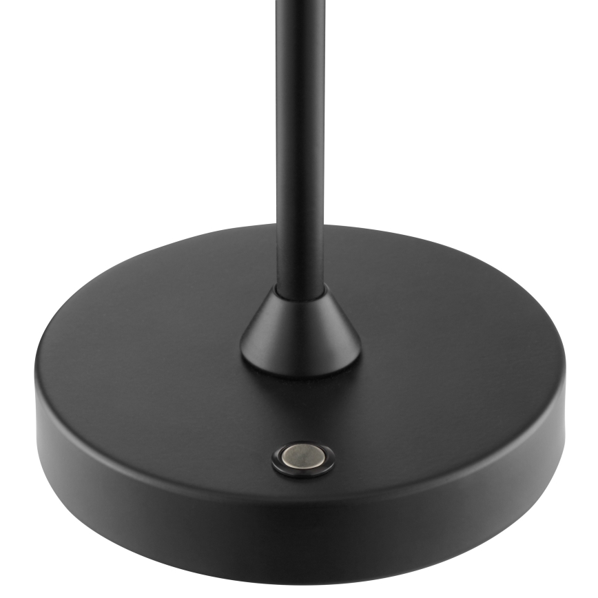 Brilliant - himmennettävä ladattava kosketusohjattu ulkokäyttöinen pöytävalaisin ELORA LED/2,5W/5V 2700K 2600 mAh IP44 musta