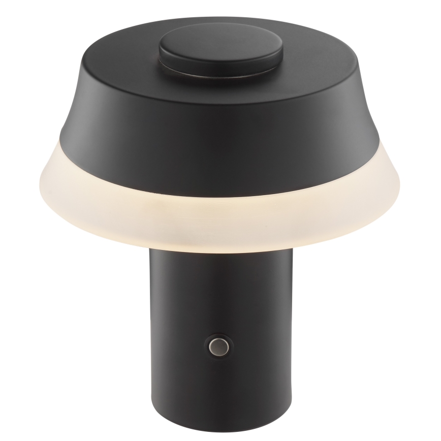 Brilliant - LED himmennettävä ladattava kosketustoiminen pöytälamppu KINICH LED/2,5W/5V 2700K 2600 mAh musta
