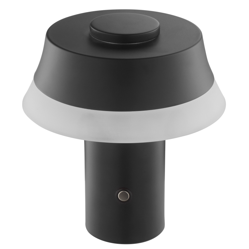 Brilliant - LED himmennettävä ladattava kosketustoiminen pöytälamppu KINICH LED/2,5W/5V 2700K 2600 mAh musta