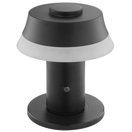 Brilliant - LED himmennettävä ladattava kosketustoiminen pöytälamppu KINICH LED/2,5W/5V 2700K 2600 mAh musta