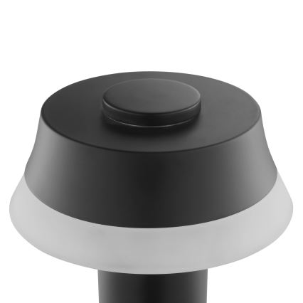 Brilliant - LED himmennettävä ladattava kosketustoiminen pöytälamppu KINICH LED/2,5W/5V 2700K 2600 mAh musta